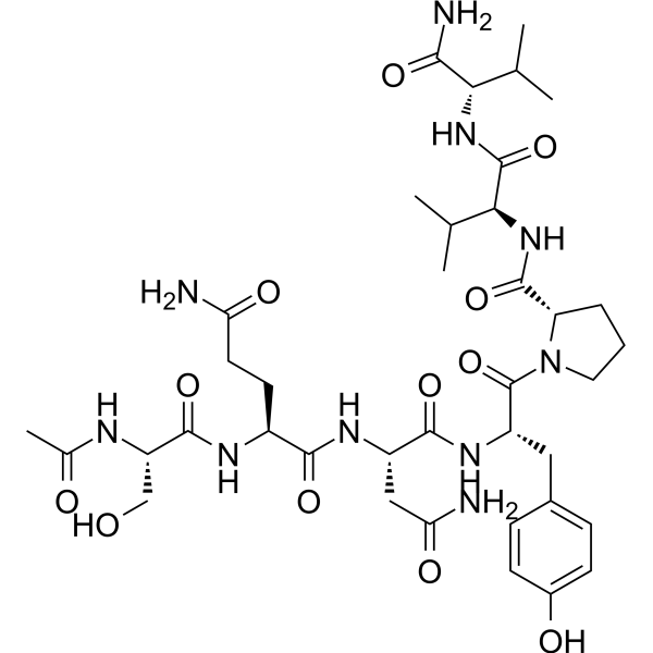 Ac-Ser-Gln-Asn-Tyr-Pro-Val-Val-NH2 121822-32-0